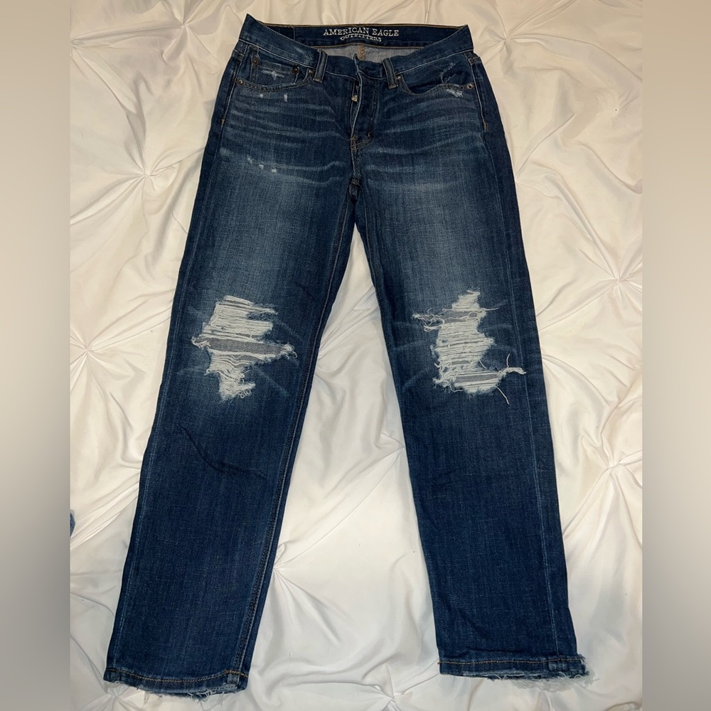 American eagle ripped skinny jeans